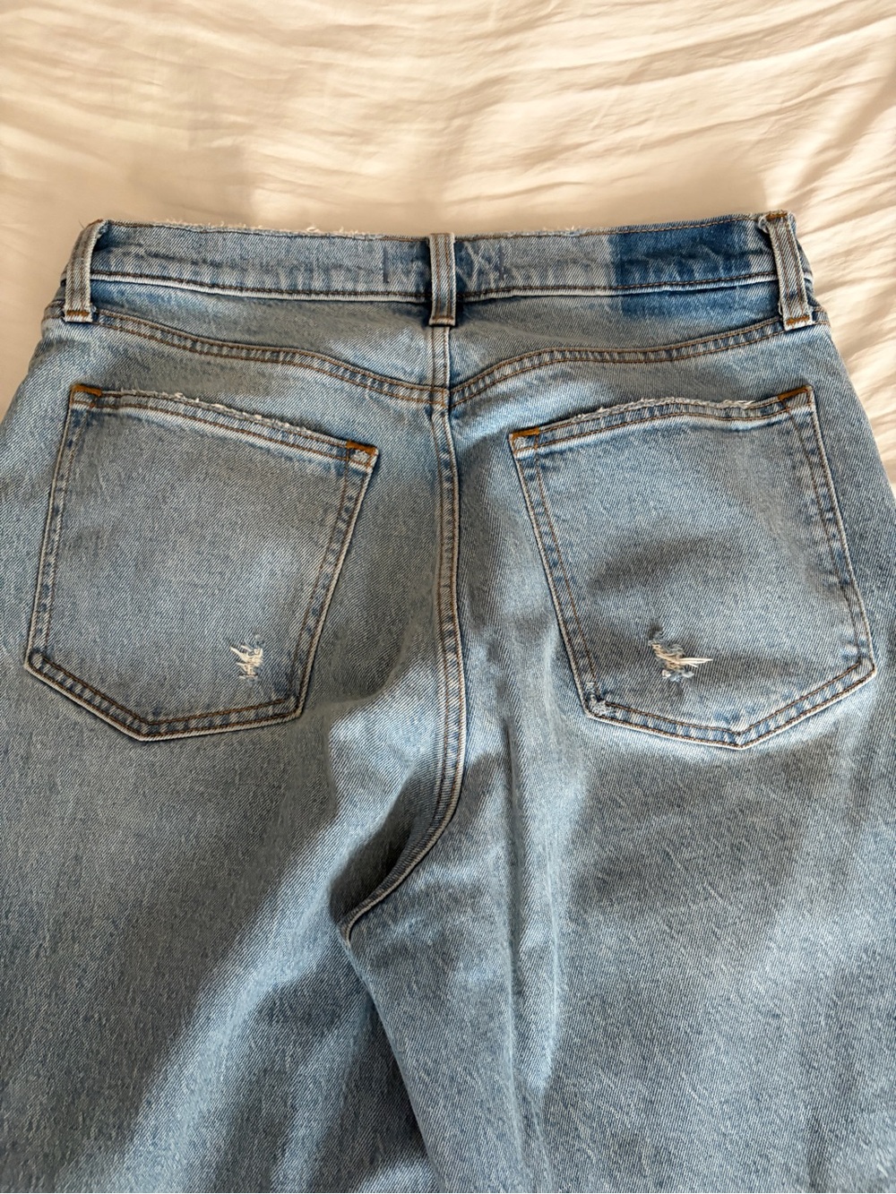 Abercrombie & Fitch Ultra High Rise The 90s Straight - Curve Love - size 12/31R - Picture 5 of 8